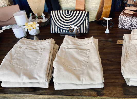 Softstretch Cord Flare- Summer Sand