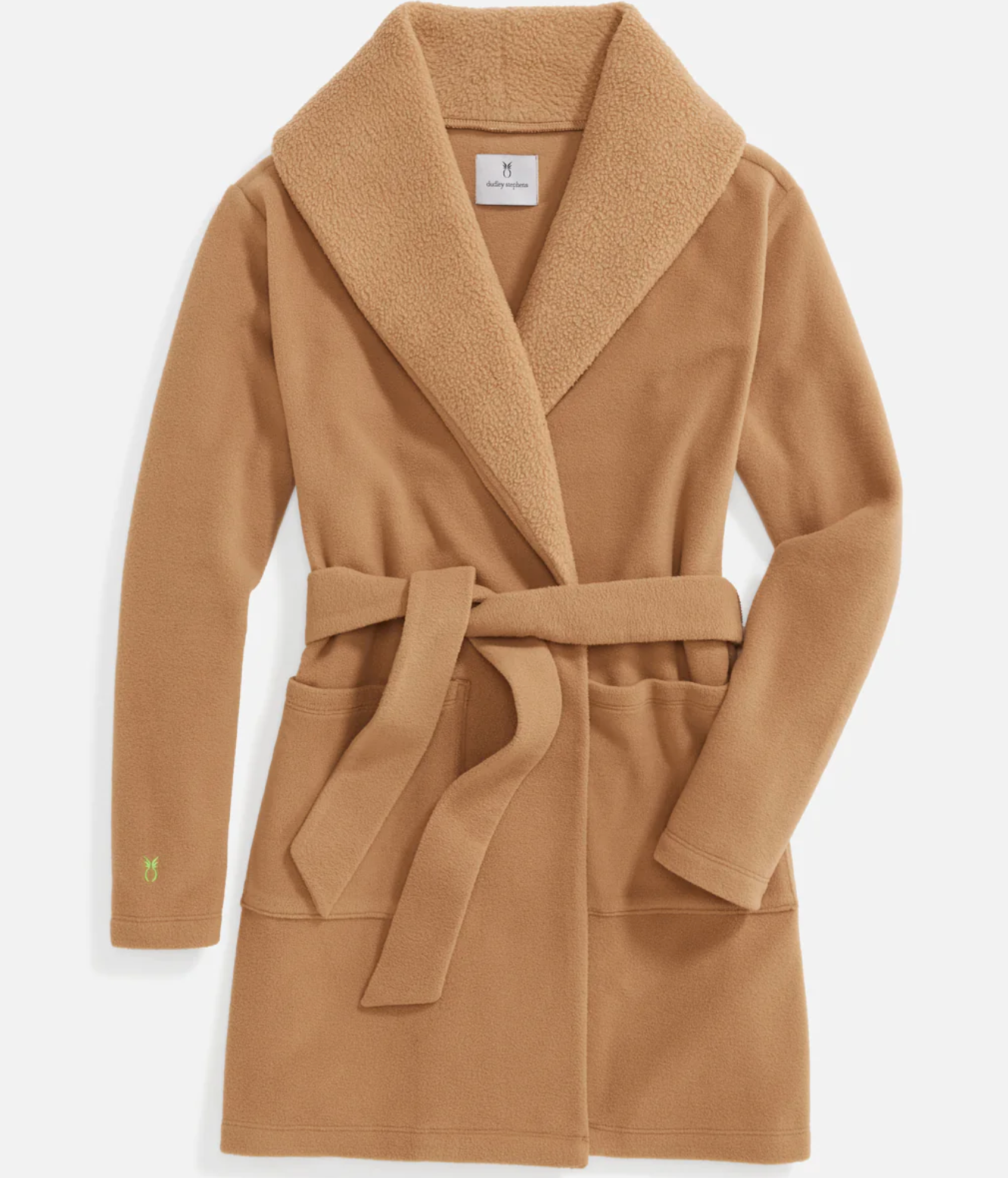 Cassidy Cardigan - Camel Vello Fleece