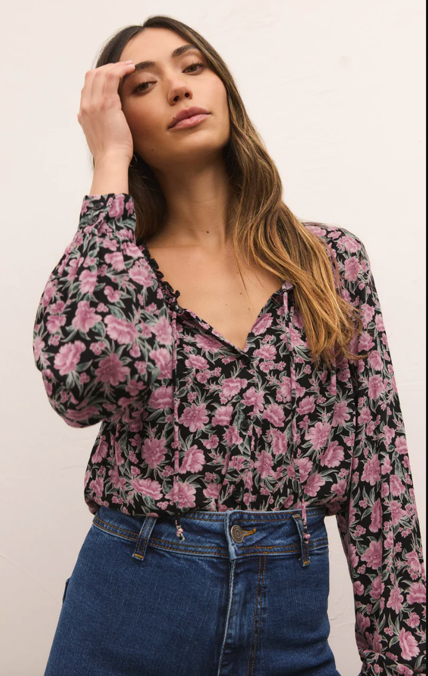 Adella Floral Top