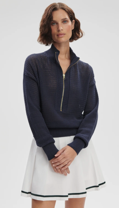 Aurora Half Zip Knit