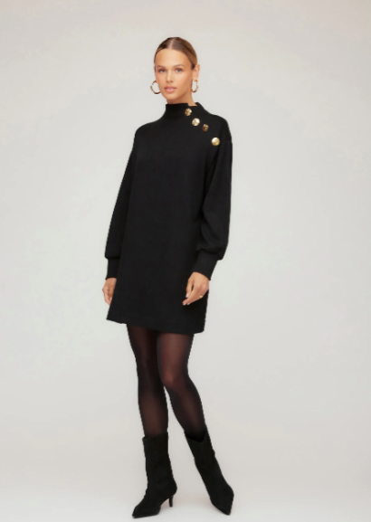 Brenna Mock Neck Dress