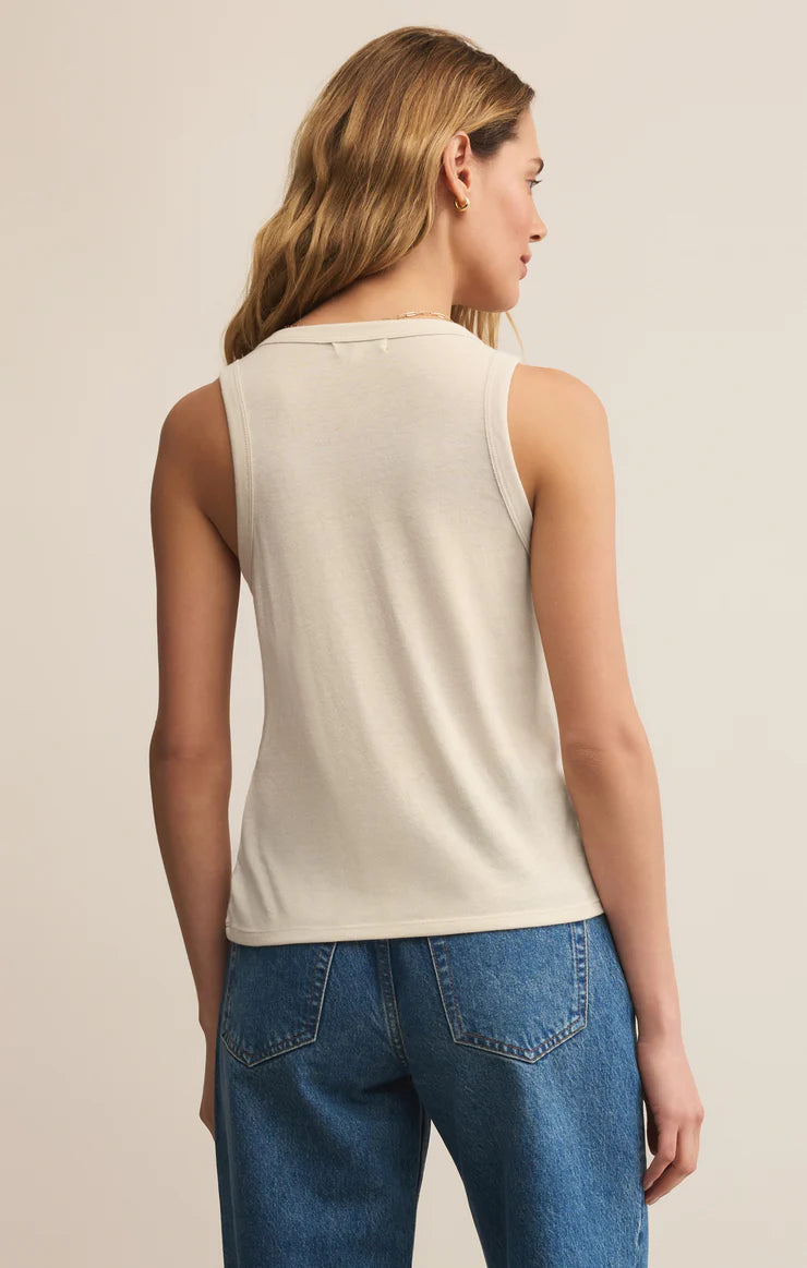 Select Airy Tank-Crystal