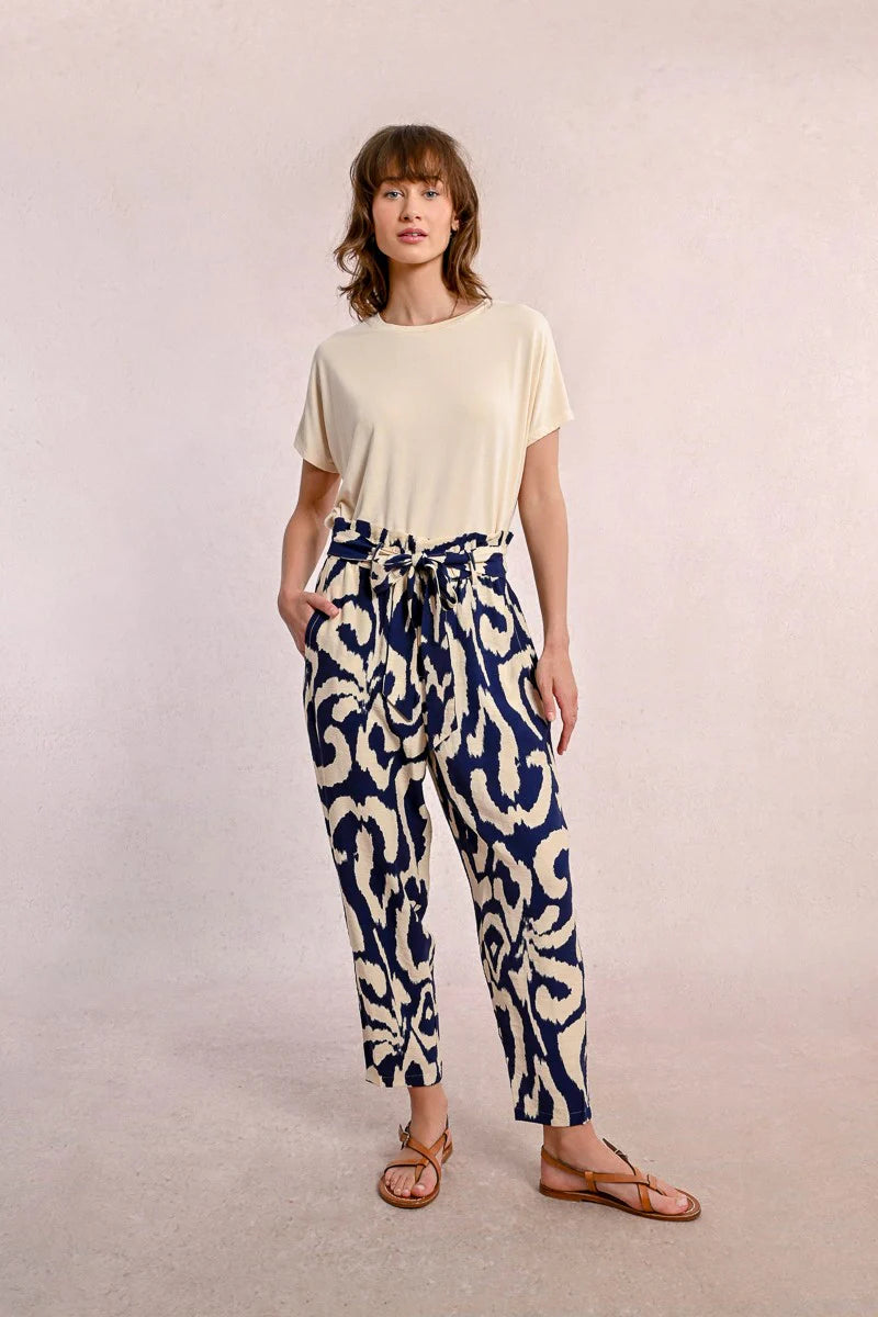 Navy Thais Pants