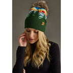 Sunrise Landscape Pom Hat