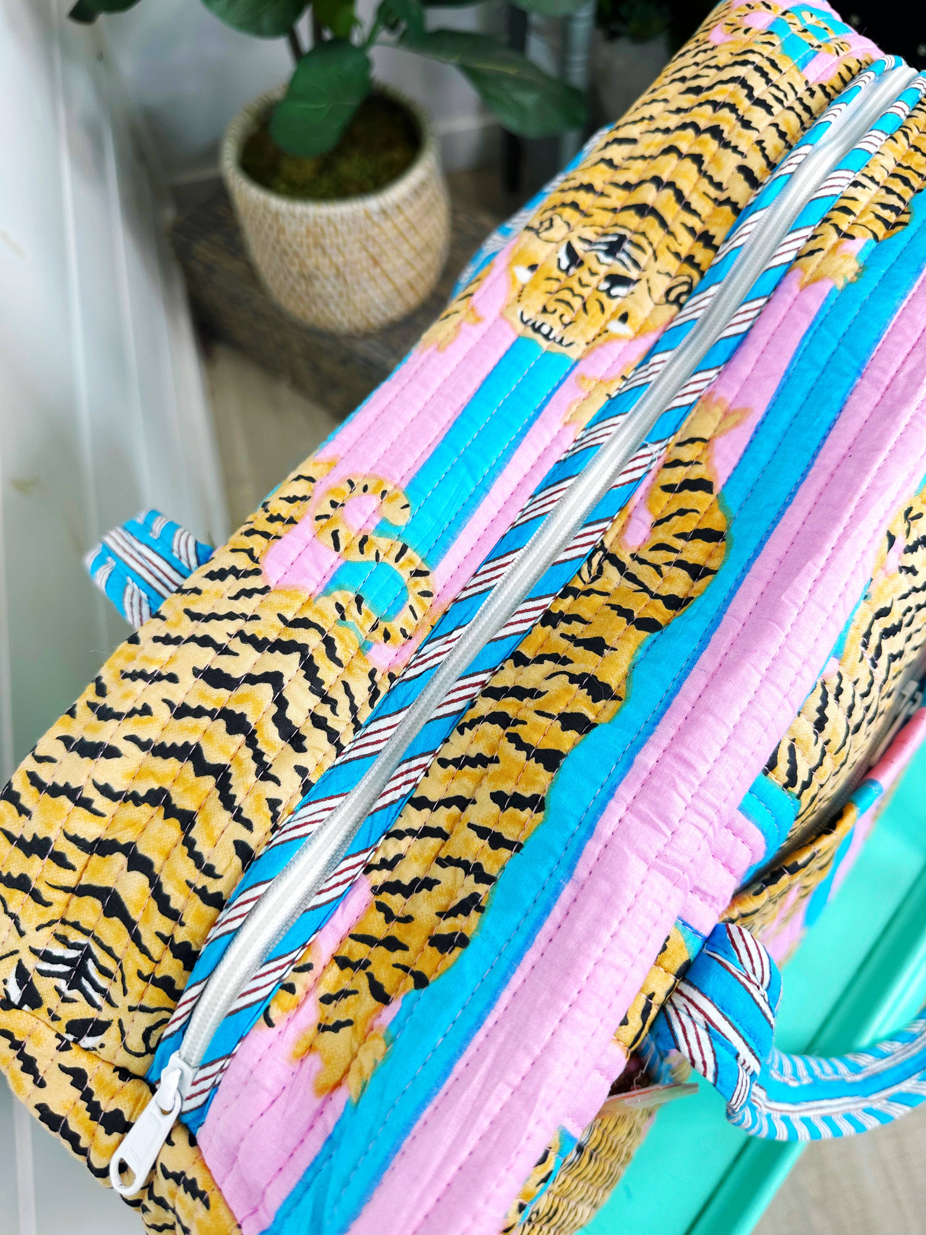 Cotton Candy Tiger Weekender Bag