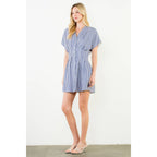 Striped Button Down Dress