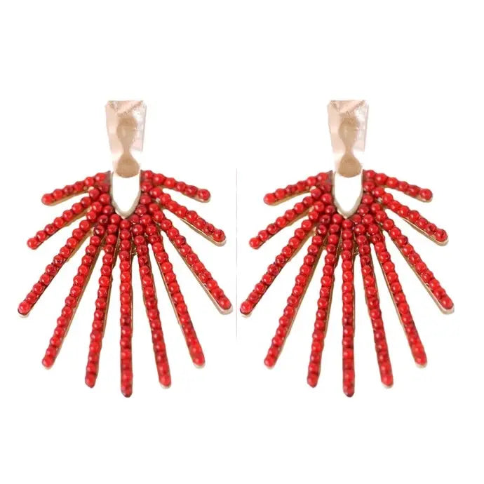 Sunburst Drop Earrings