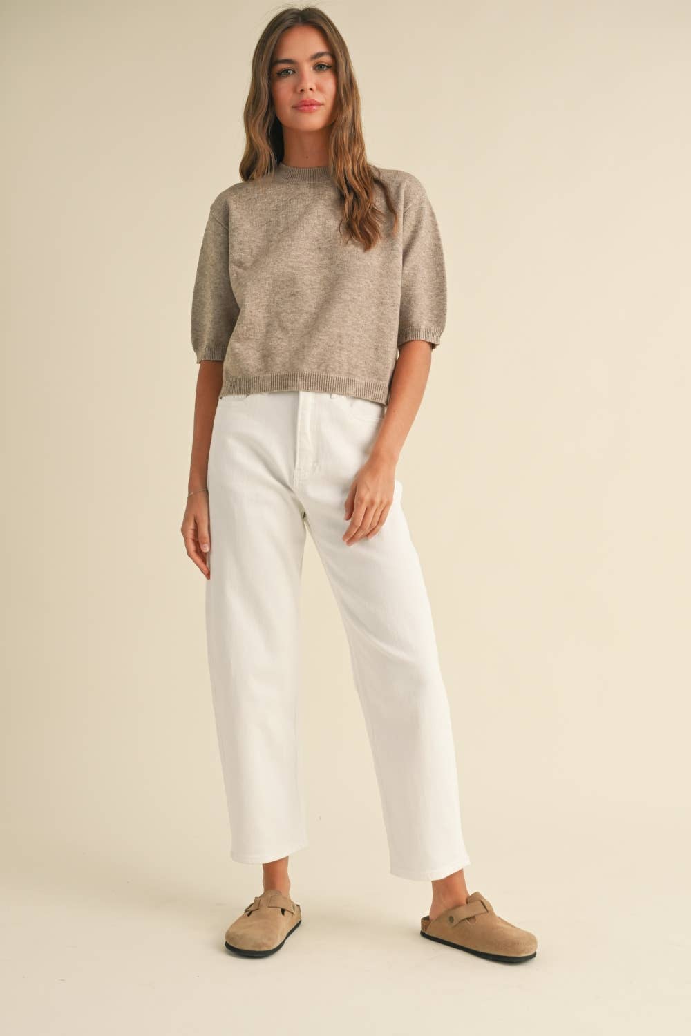 Maribel Shortsleeve Sweater Top