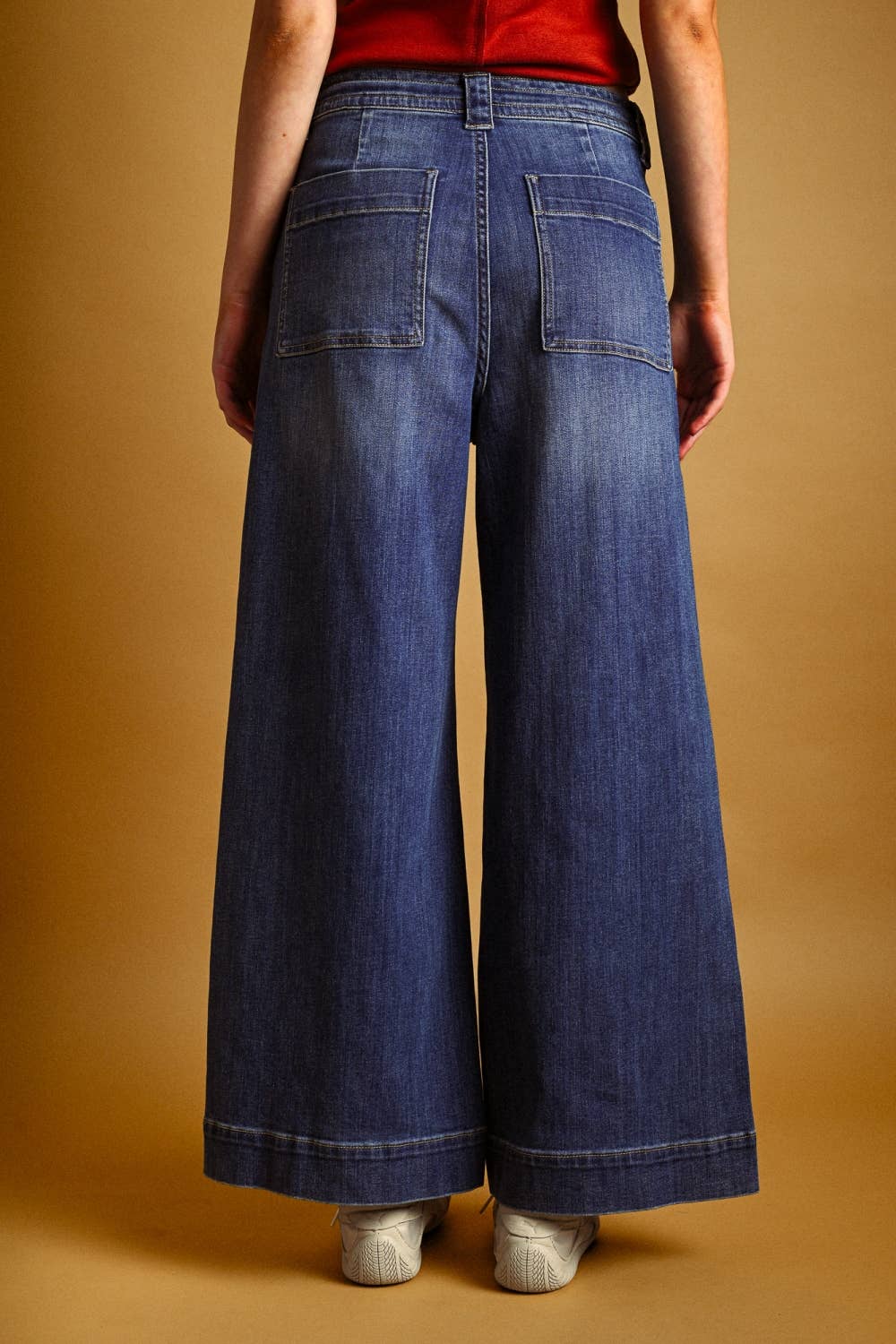 Drawstring Darkwash Denim