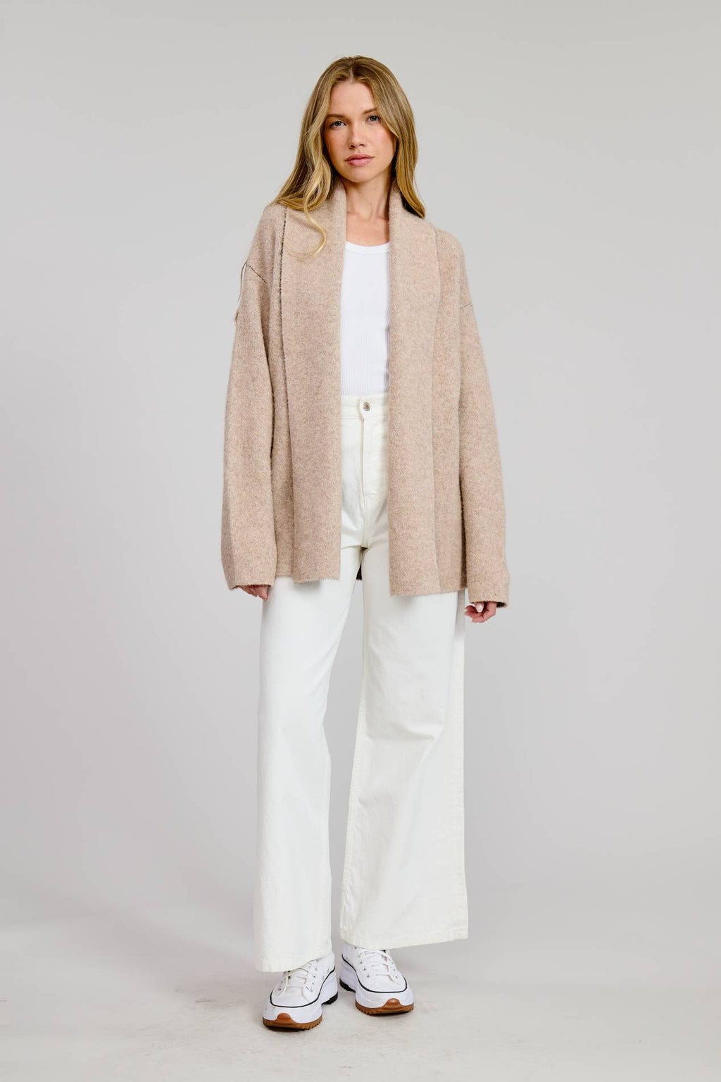 Puppy Jacquard Sweater Cardigan