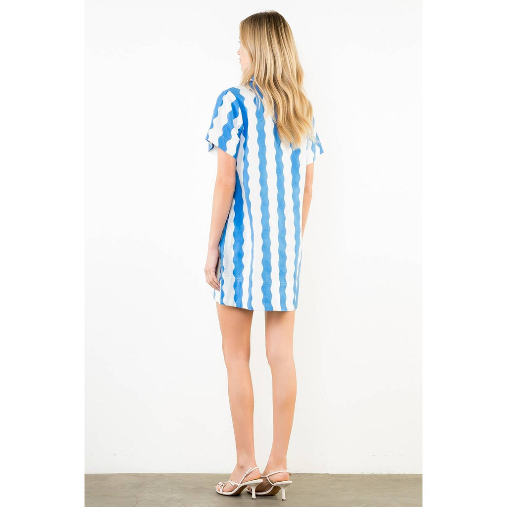 Wave Pattern Dress