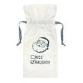 Santa Wine Bag