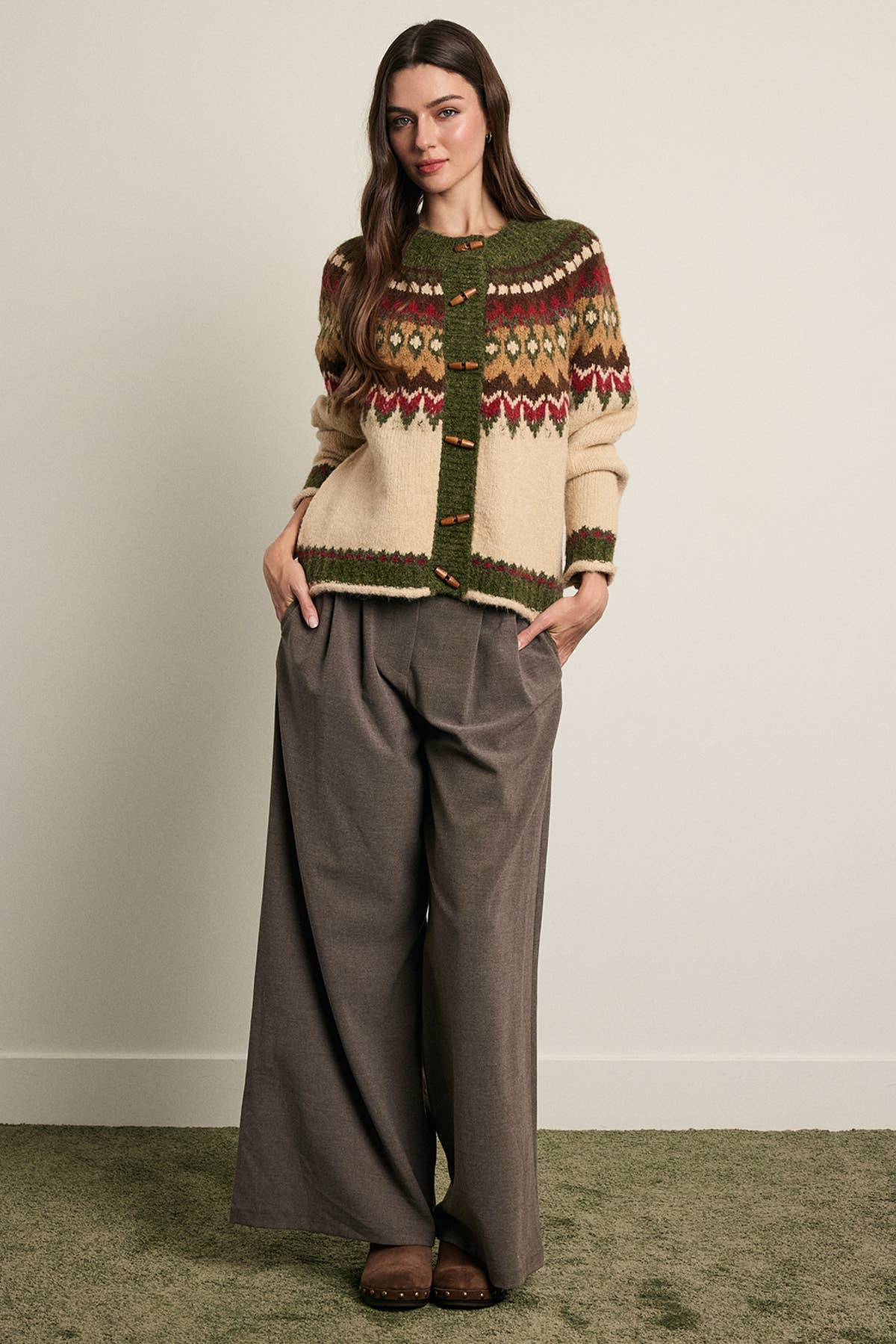 Nordic Fair Isle Cardigan