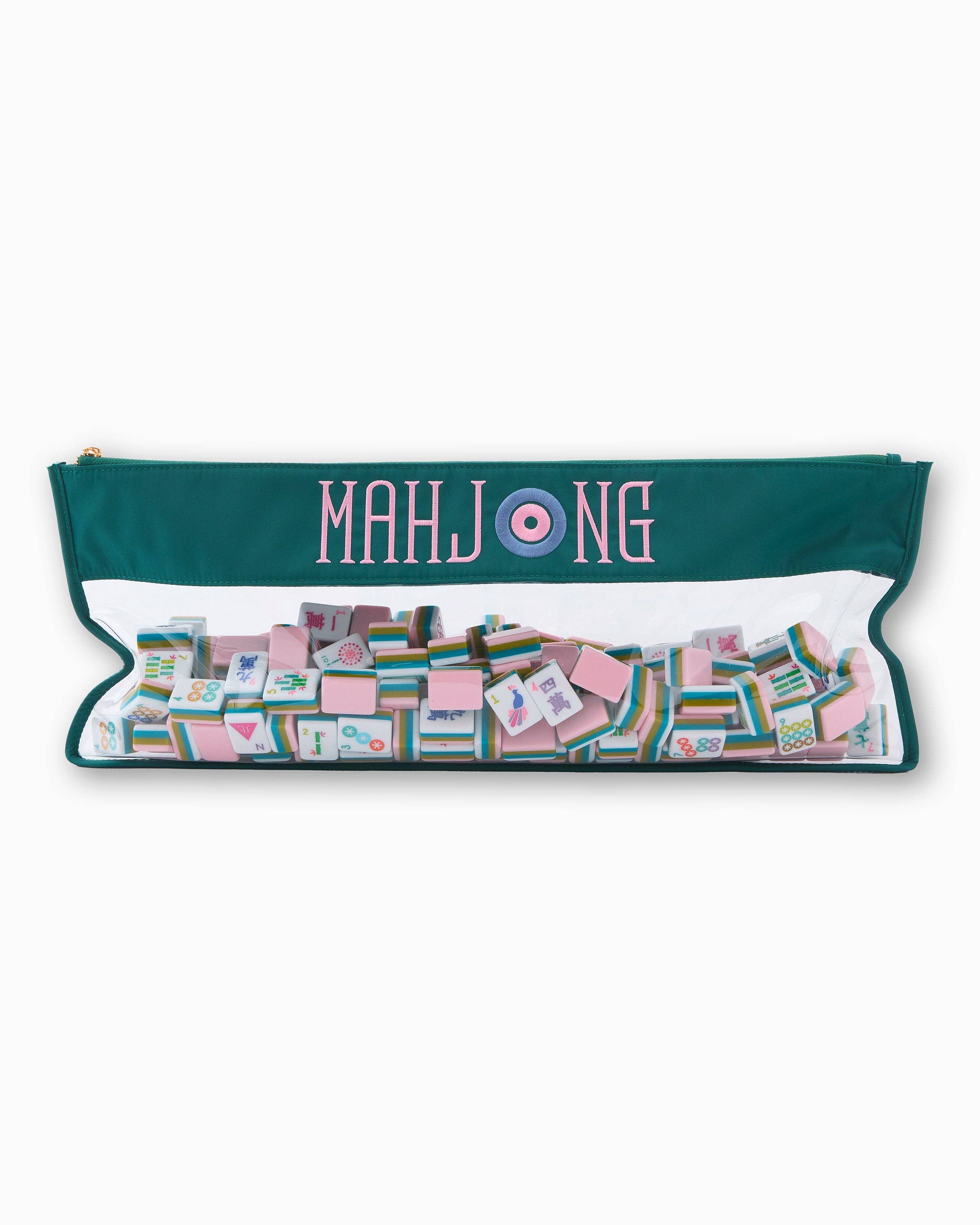 Teal Mahjong Bag