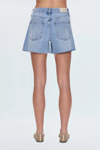 Kennedy Mid Rise Cut-Off Shorts- Normandy Vintage