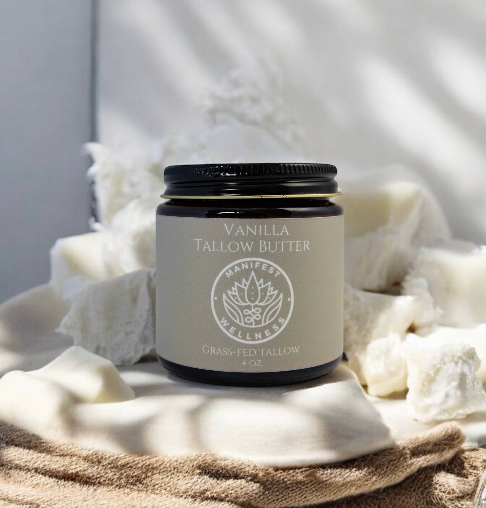 Vanilla Tallow Butter, Grass-fed