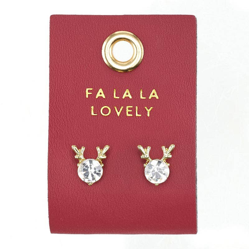 Holiday Stud Love Earrings