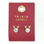 Holiday Stud Love Earrings
