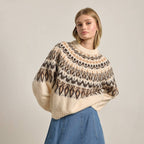 Nordic Pattern Knit Sweater