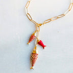 Lucky Catch Fish Pendant Necklace