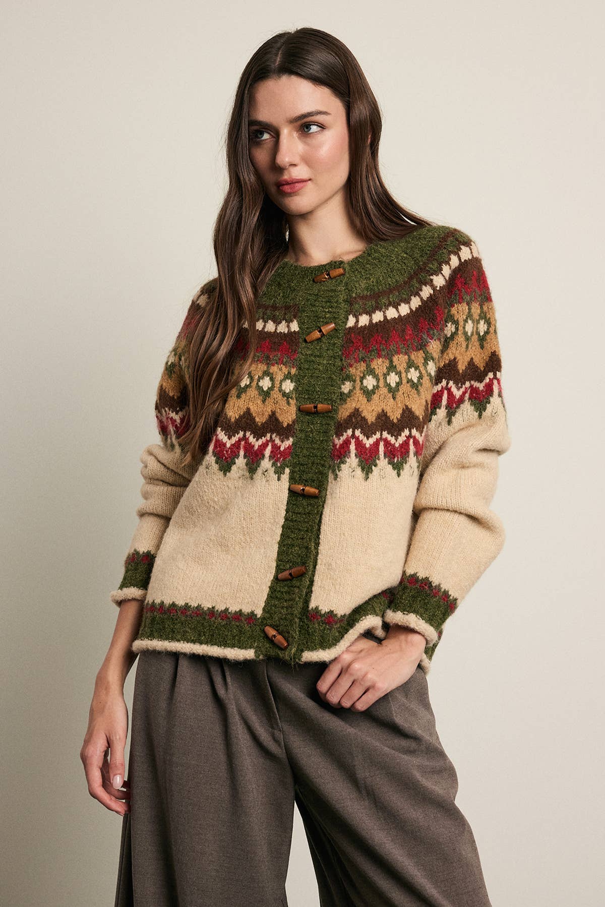 Nordic Fair Isle Cardigan