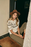 Fireside Nordic Short Sleeve Sweater