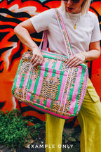 Cotton Candy Tiger Weekender Bag