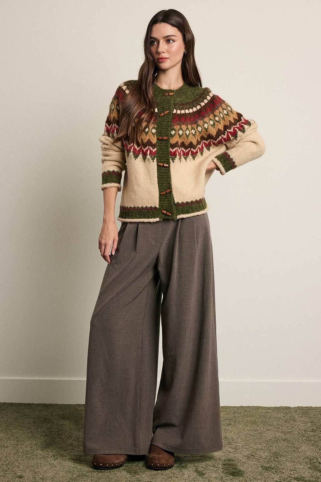 Nordic Fair Isle Cardigan