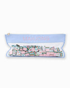 Light Blue Bamboo Mahjong Bag