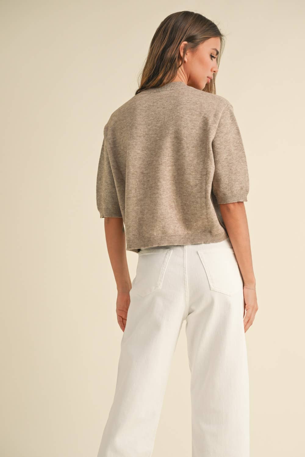 Maribel Shortsleeve Sweater Top