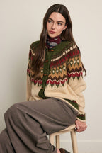 Nordic Fair Isle Cardigan