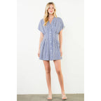 Striped Button Down Dress