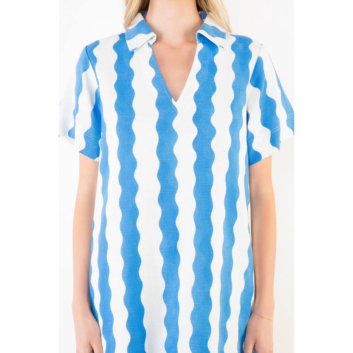 Wave Pattern Dress