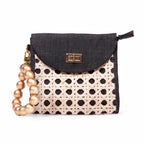 Woven Rattan Purse