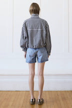 Gingham Zip Jacket