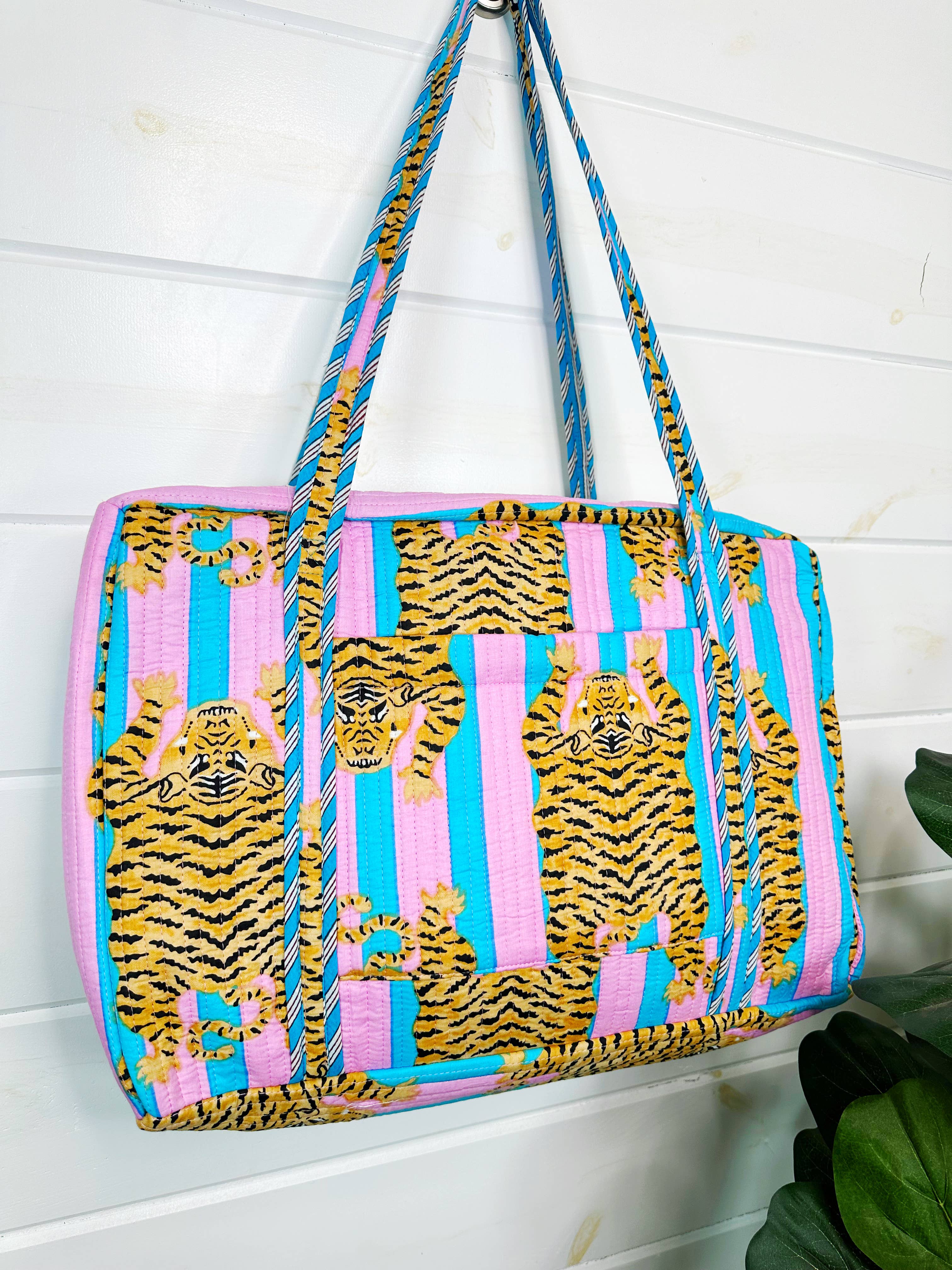 Cotton Candy Tiger Weekender Bag