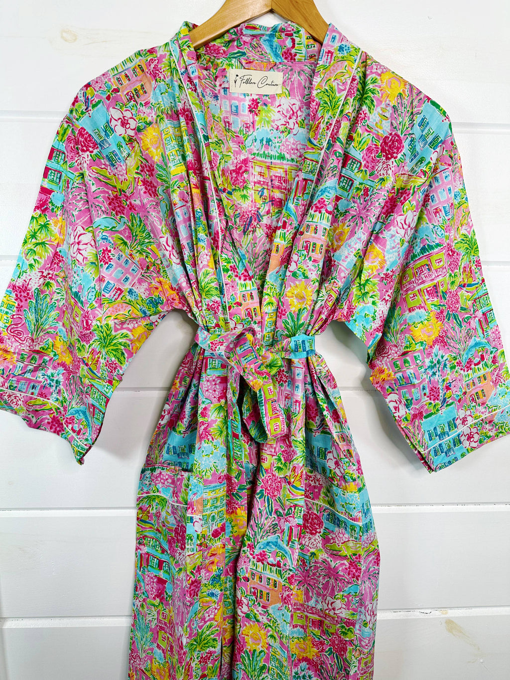 Tropical Town Kimono Robe