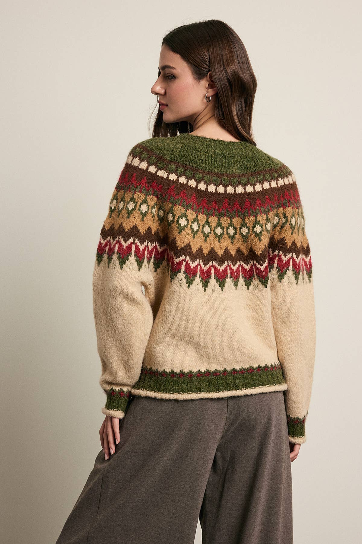 Nordic Fair Isle Cardigan