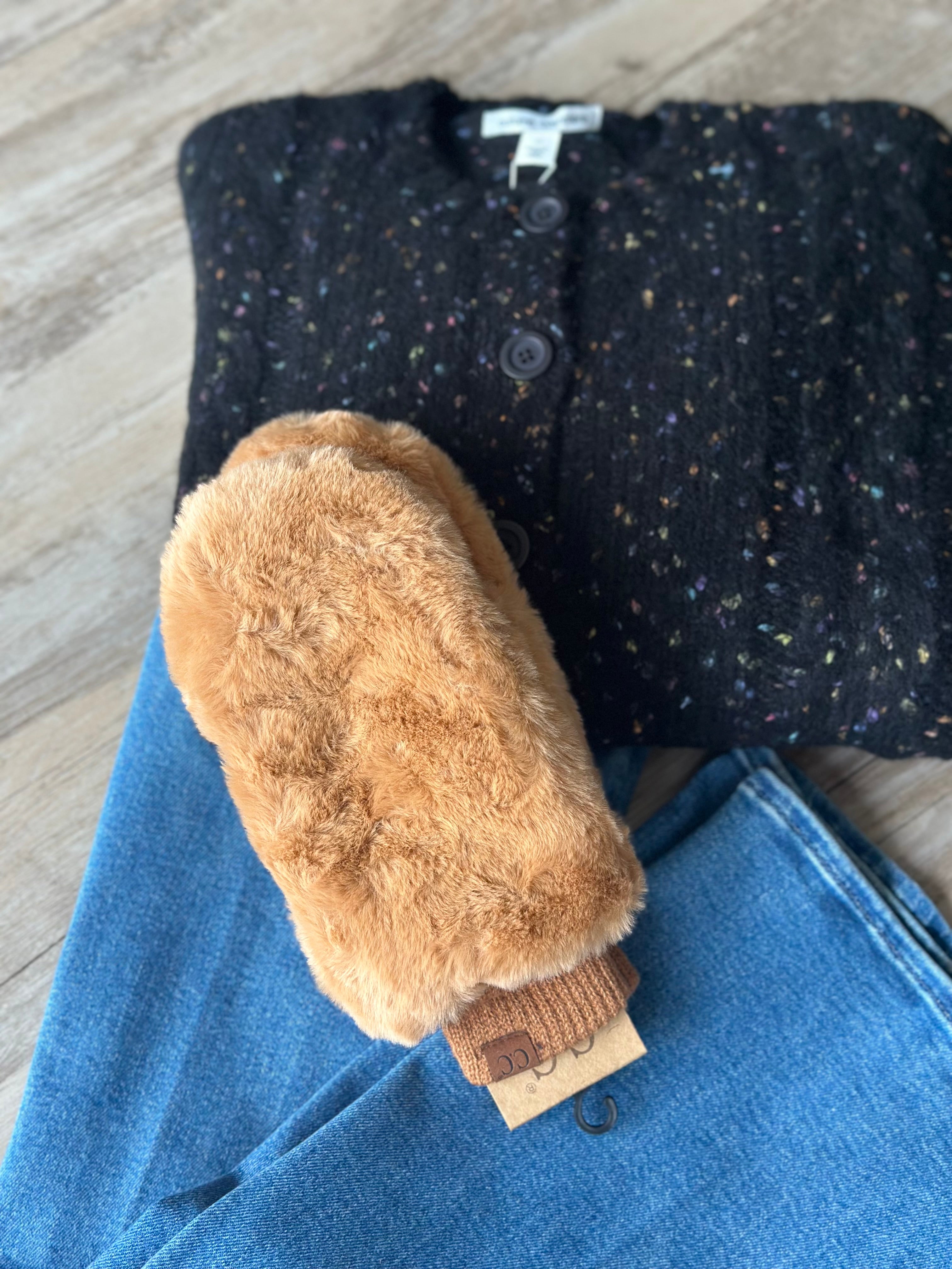 Confetti Cable Boxy Cardigan