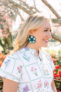 Periwinkle Dark Blue Earring