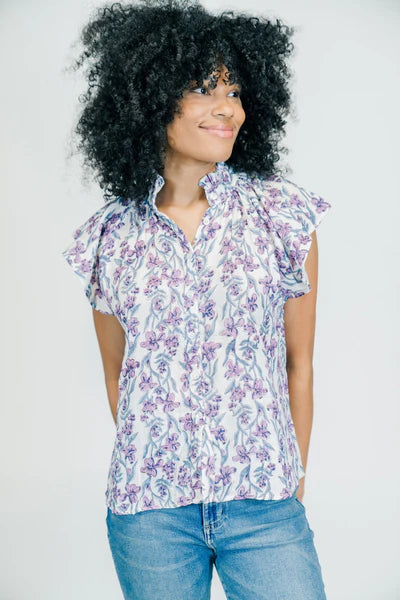 Bays Blouse in Dahlia