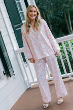 Saylor Long PJ Set- Ribbon