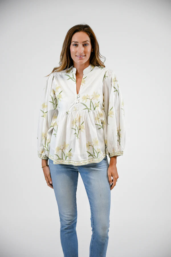 Bluffton Blouse- Daffodil