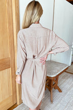 Ry Shirtdress- Idun Stripes Ginger Polar