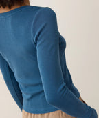 Lexi Rib Sun-In Scoop Tee