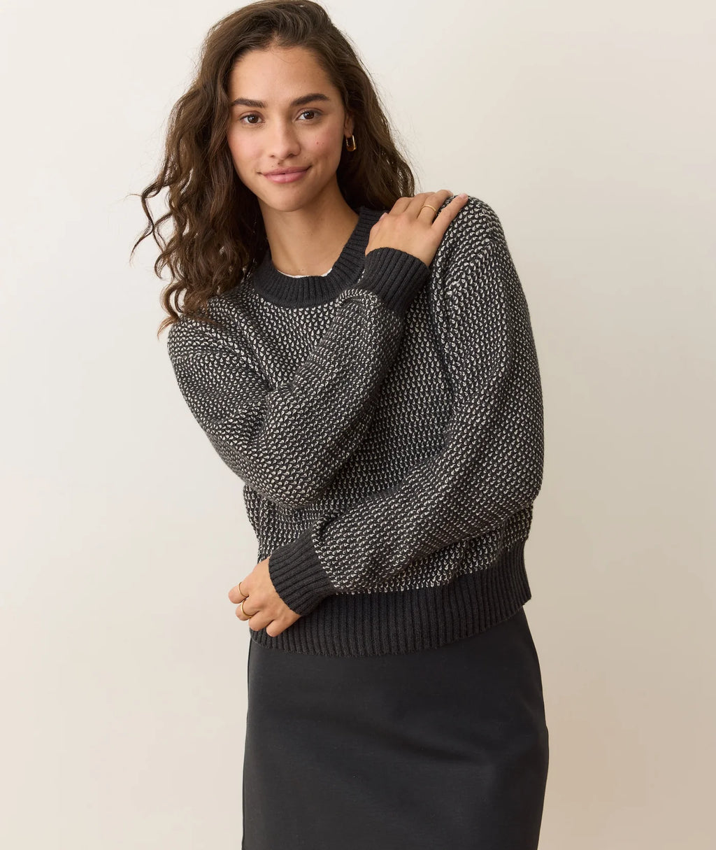 Robin Textured Crewneck Sweater