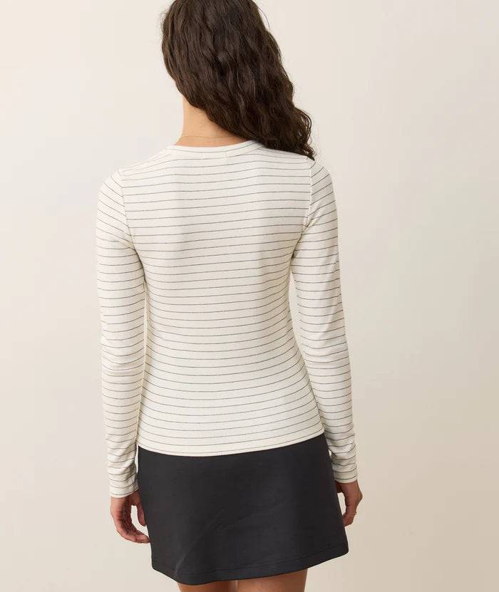 Lexi Rib Sun-In Crew Tee