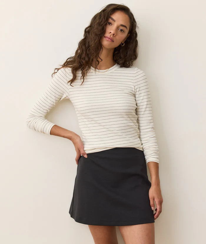 Lexi Rib Sun-In Crew Tee