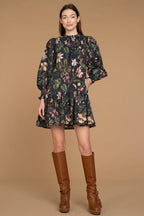 Lucy Dress - Exotica Black