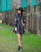Lucy Dress - Exotica Black